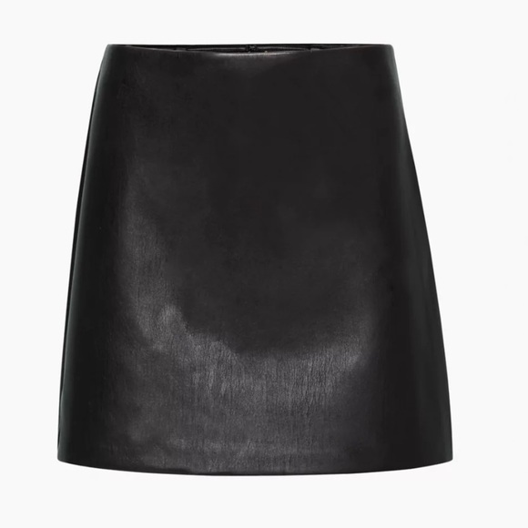 Aritzia Skirts Aritzia Vegan Leather Mini Skirt Poshmark